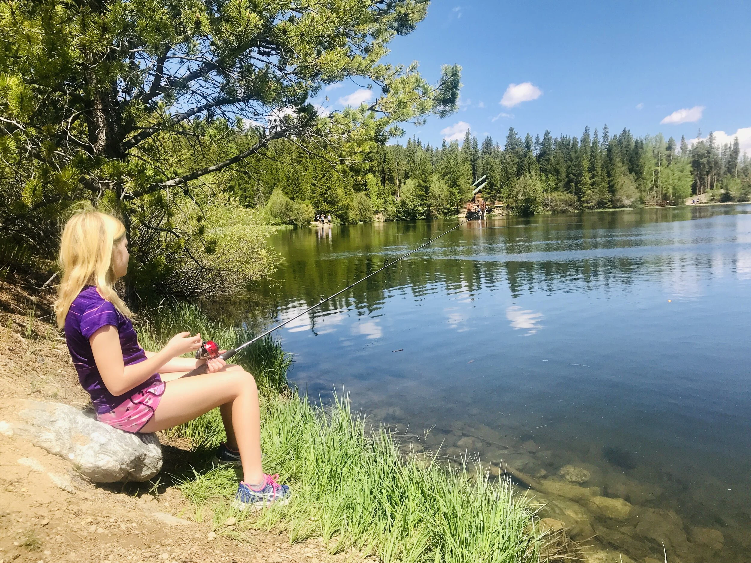 Fishing at Sawmill Creek Reservoir!